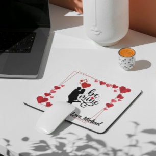 Mousepad Almofada de Rato Personalizada Love Vibes