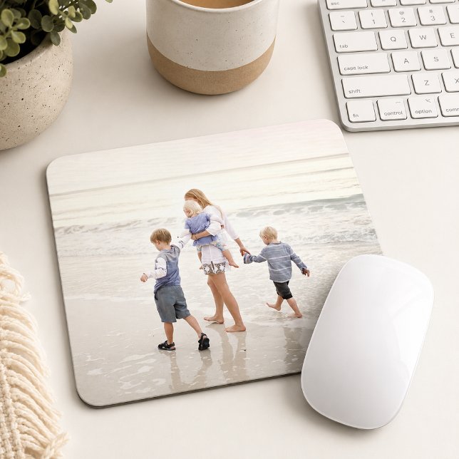 Mousepad Almofada de Rato | Presente de Mesa Personalizado  (Custom photo mouse pad for family pictures, pet portraits, travel memories, and desk decor)