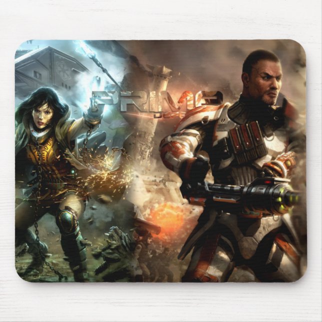Mousepad Almofada do combate do paládio (Frente)