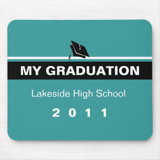 Mousepad Almofadas de Rato de Graduação (Frente)
