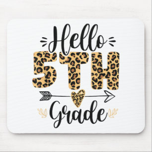 Mousepad Alô, 5 Quinto Professor Leopard De Volta A Scho