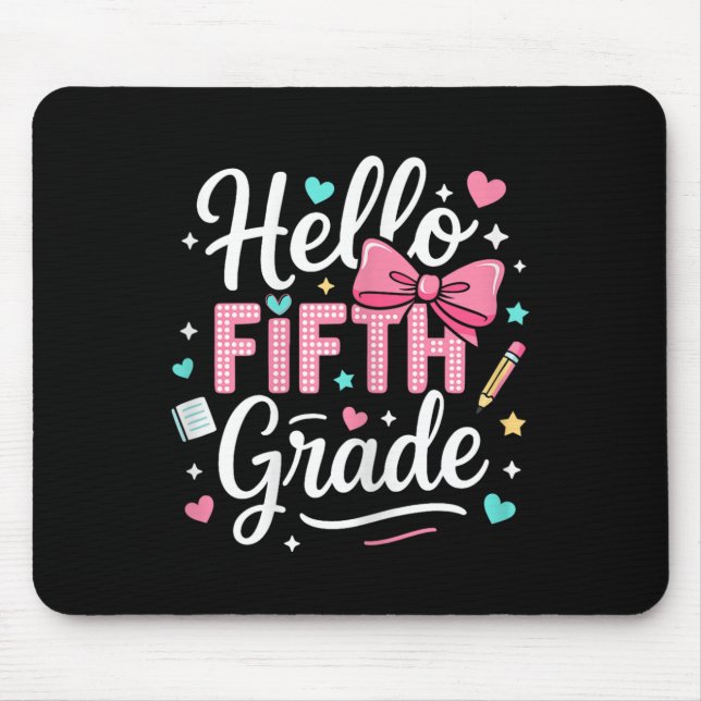 Mousepad Alô, Arco De Coquetel No Primeiro Dia Da Faculdade (Frente)