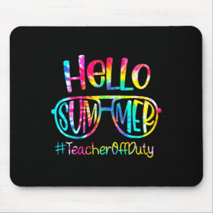 Mousepad Alô, Professor De Verão Em Serviço No Dia Passado 