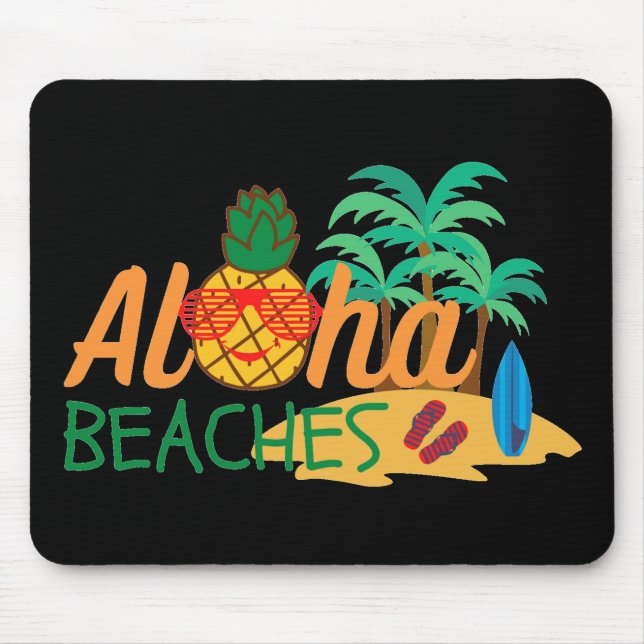 Mousepad Aloha Beaches Summer (Frente)