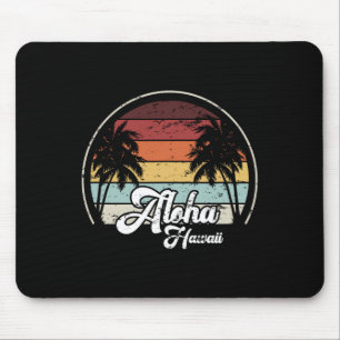 Mousepad Aloha Hawaii Palms Legal Casual Summer Beach Vacat