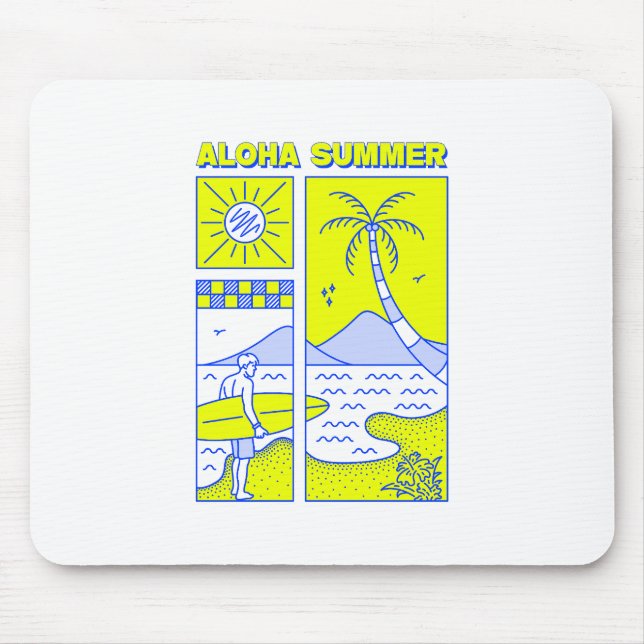 Mousepad Aloha Summer (Frente)