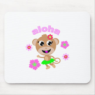 Mousepad aloha tela do macaco