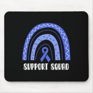 Mousepad Alopecia Areata Consciência Arco-Íris Suporte a Fr
