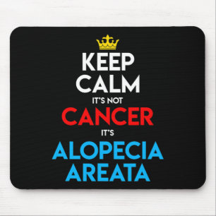 Mousepad Alopecia Areata Sensibilização Cabelo Perda Cabeça