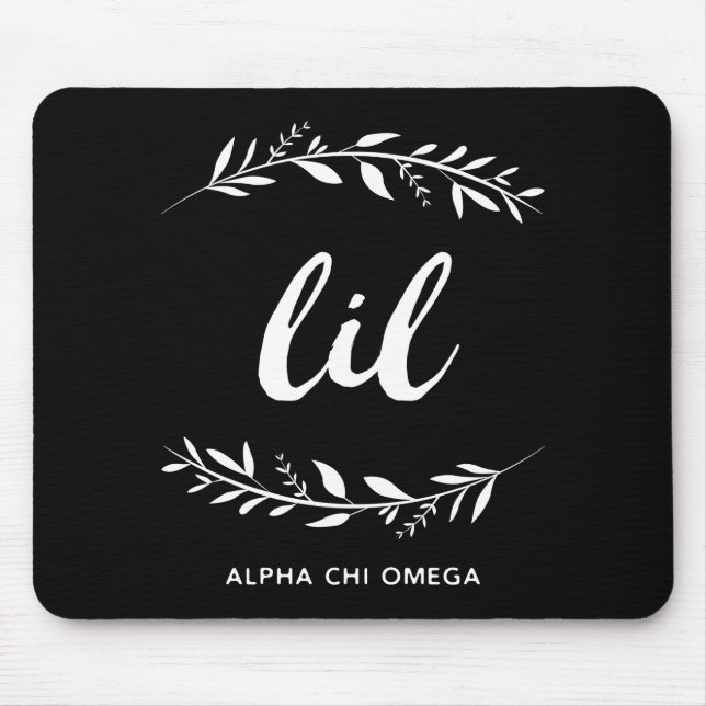 Mousepad Alpha Chi Omega | Pequena Coroa (Frente)