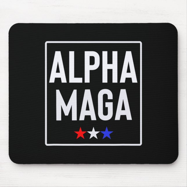 Mousepad Alpha Mega Trump 2024 Design (Frente)