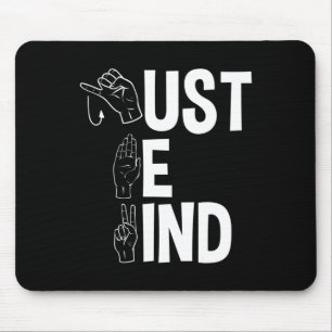 Mousepad Alphabet American Sing Language Asl Professora Ape