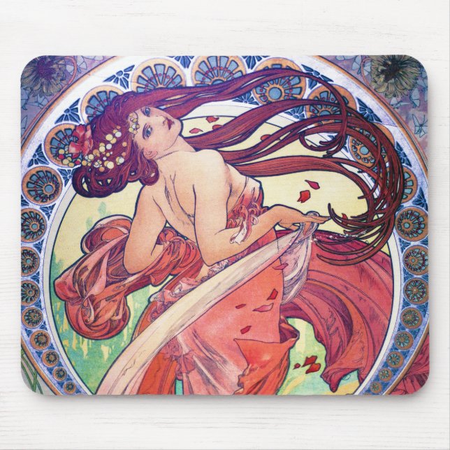 Mousepad Alphonse Mucha (Frente)
