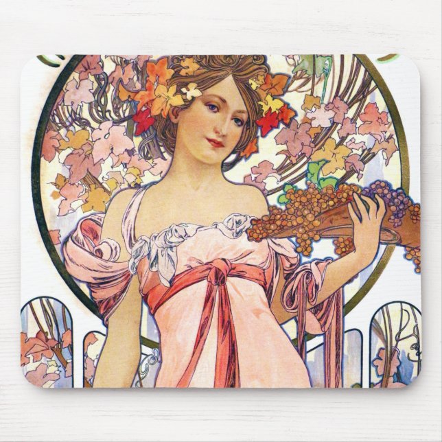 Mousepad Alphonse Mucha (Frente)