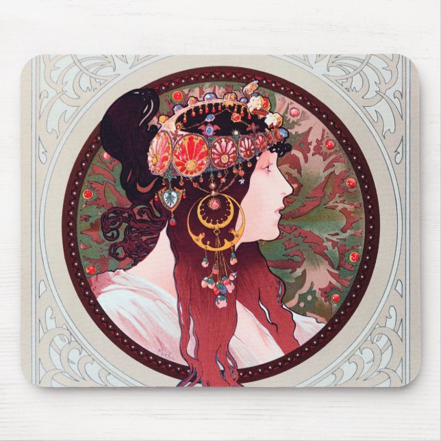 Mousepad Alphonse Mucha (Frente)