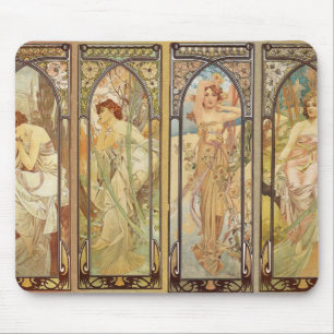 Mousepad Alphonse Mucha - Art Nouveau Master