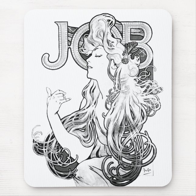 Mousepad Alphonse Mucha JOB ISOGS (Frente)