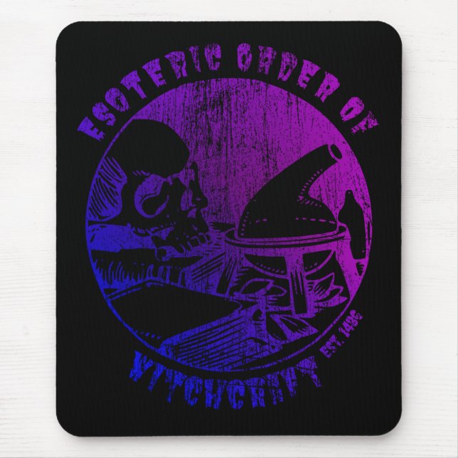 Mousepad Alquimista de Bruxaria com Ordem Mágica (Frente)