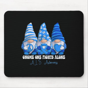 Mousepad Als Consciência Mês das Gnomias de Fita Azul Supor