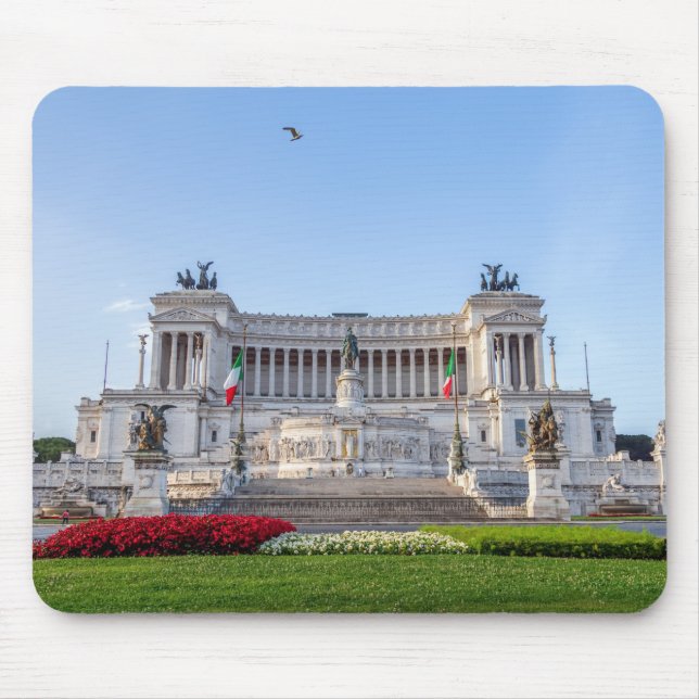 Mousepad Altare della Patria ao início da manhã - Roma, Itá (Frente)
