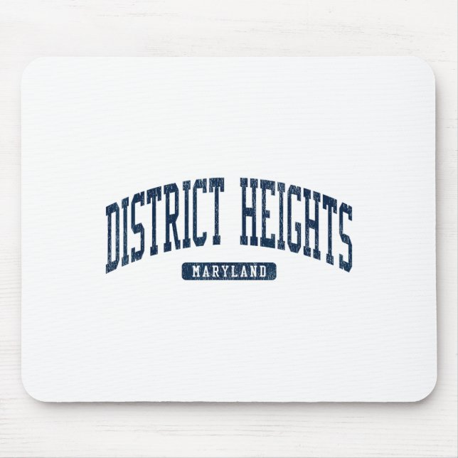 Mousepad Alturas do Distrito Maryland Md Faculdade Universi (Frente)