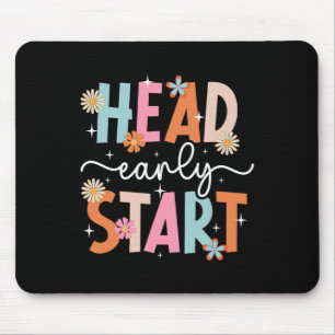 Mousepad Aluno do Early Head Start Primeiro Dia do Head Sta