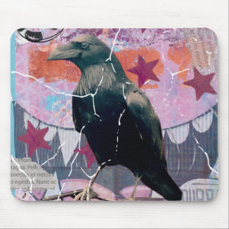 Mousepad Ama corvos e pequena borda artística de rato de co