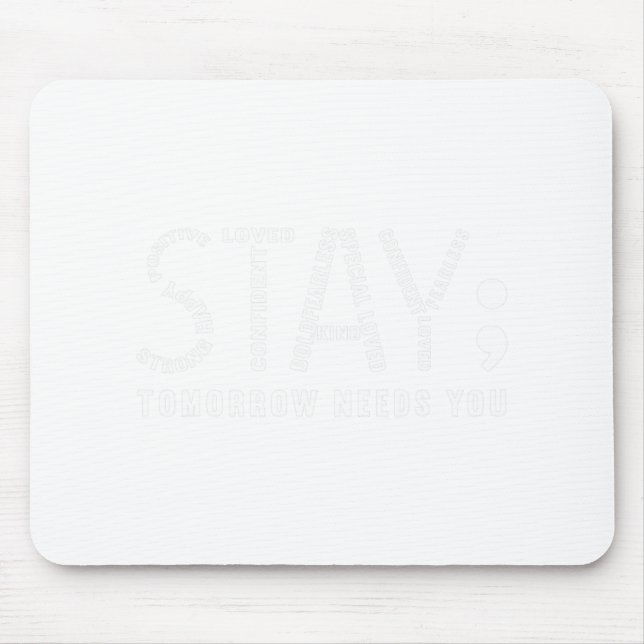 Mousepad Amanhã Precisa De Prevenção Suicida V2 (Frente)