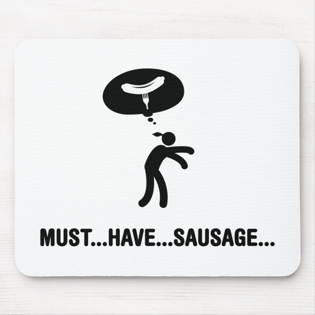Mousepad Amante da salsicha (Frente)
