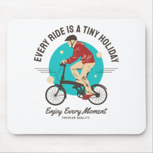 Mousepad Amante de Bicicleta - Aproveite Cada Momento