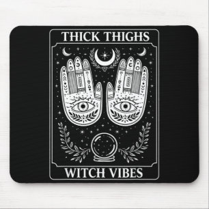 Mousepad Amante de bruxa, bruxa, halloween assustador coxas