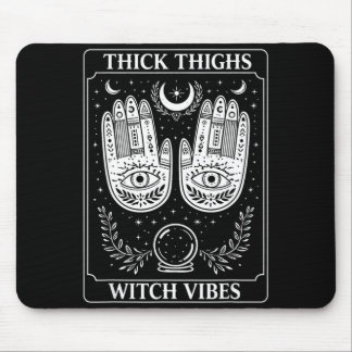 Mousepad Amante de bruxa, bruxa, halloween assustador coxas