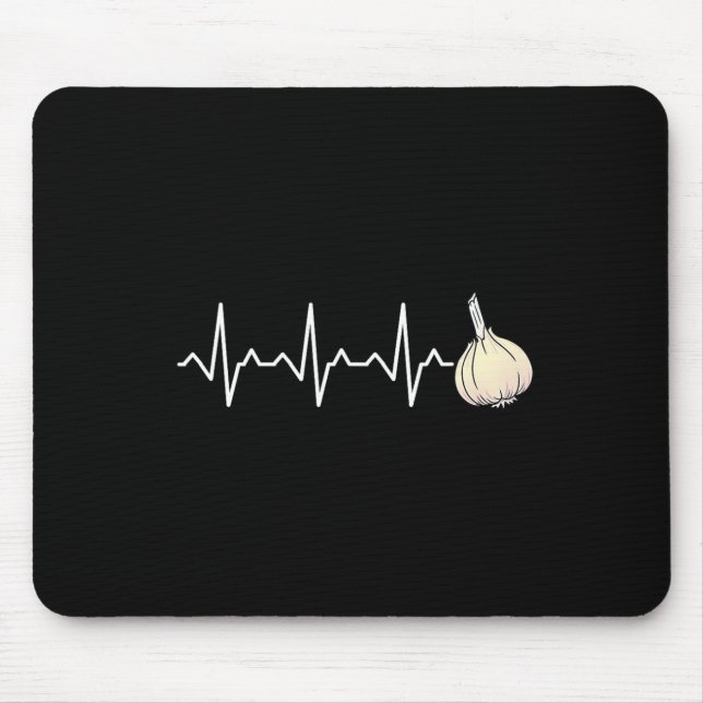 Mousepad Amante de caminhadas Design Amante de alho  (Frente)