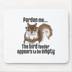 Mousepad Amante de Esquilo Fofo Com Licença O Comedouro de 