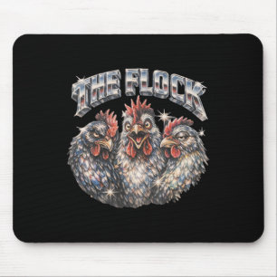 Mousepad Amante de frango de quintal dos anos 80 Heavy-meta