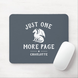Mousepad Amante de Livros Dito Divertido Leitor de Fantasia