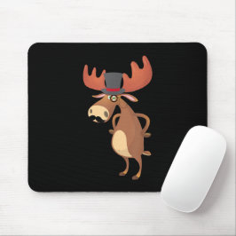 Mousepad Amante de os animais de bigode legal e engraçado