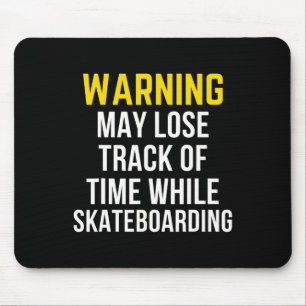 Mousepad Amante de Skate Adverte de Forma Divertida 