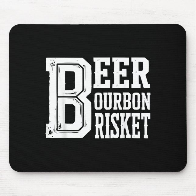 Mousepad Amante Do Bbq Bebedor Grelhando Festa De Churrasco (Frente)
