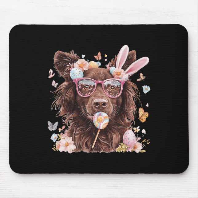 Mousepad Amante do Cão Retriever Tolling de Pato da Nova Es (Frente)