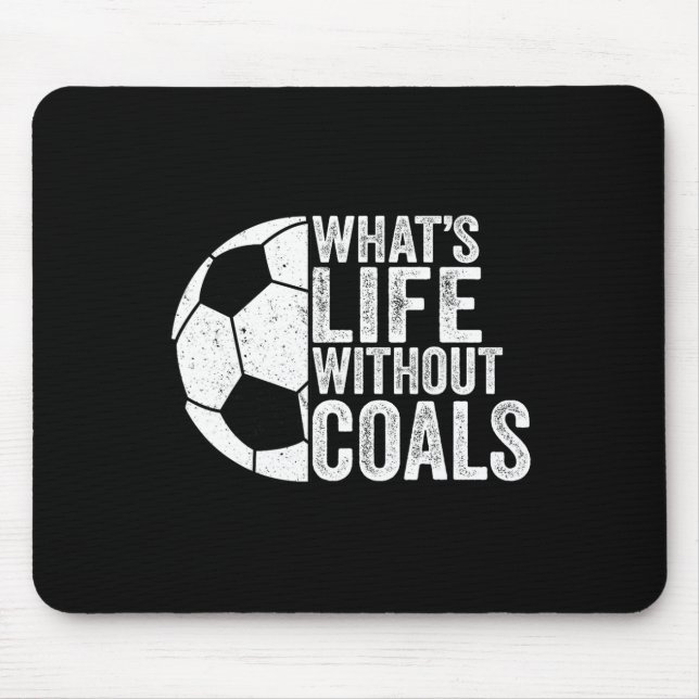 Mousepad Amante do Futebol Jogador de Futebol - Qual é a Vi (Frente)