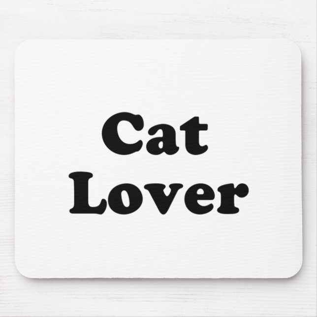 Mousepad amante do gato (Frente)