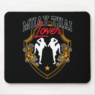 Mousepad Amante do Muay Thai Hobby Boxeador Lutador de Arte