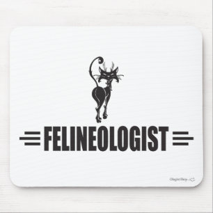 Mousepad Amante engraçado do gato