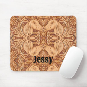 Mousepad amante equestre russa do país ocidental