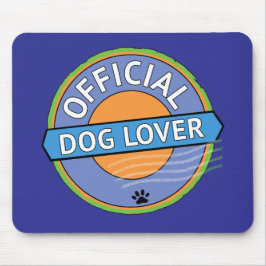 Mousepad Amante Oficial de Cachorros   