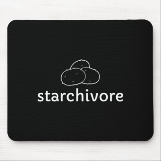Mousepad Amantes de batata Starchivore à base de plantas e 