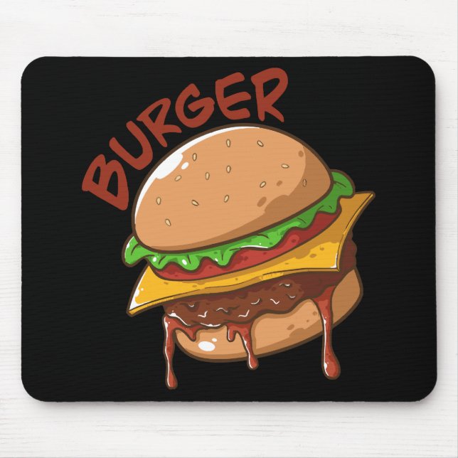 Mousepad Amantes de Burger (Frente)