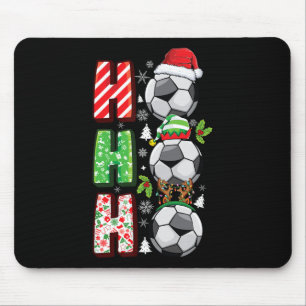 Mousepad Amantes de Futebol de Natal Meninos Crianças Adole
