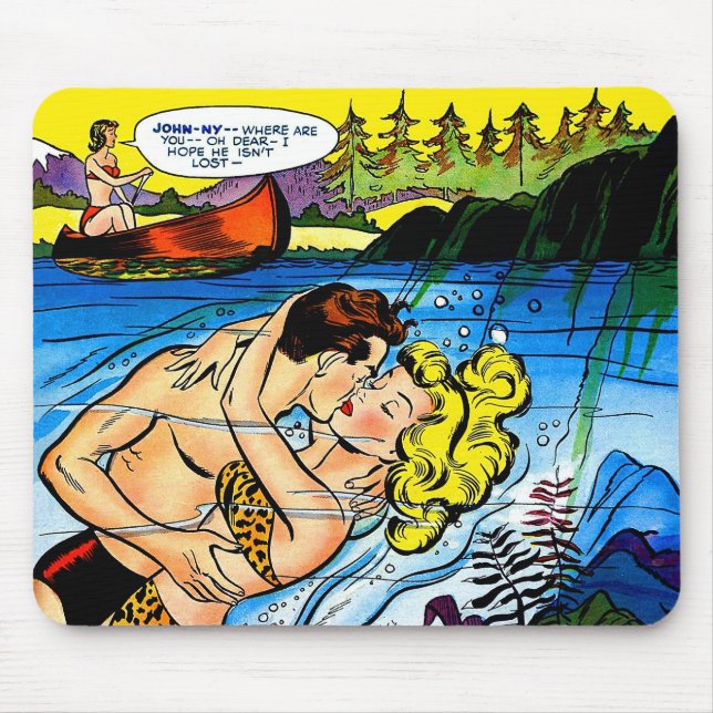 Mousepad Amantes de Histórias em quadrinhos de gelo da Ocea (Frente)